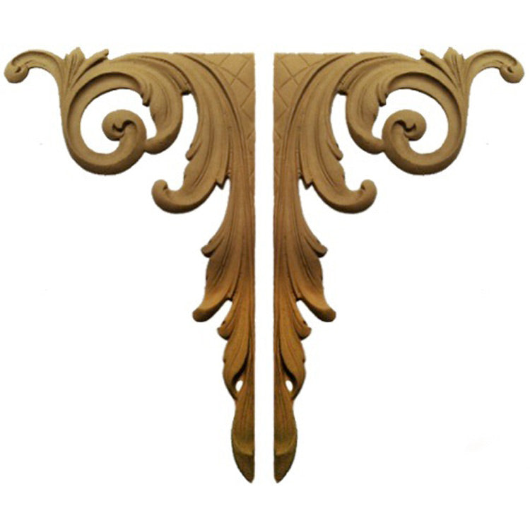 Decorative Compo Scroll Leaf Designs - LFS-F0186-CP-2 - ColumnsDirect.com