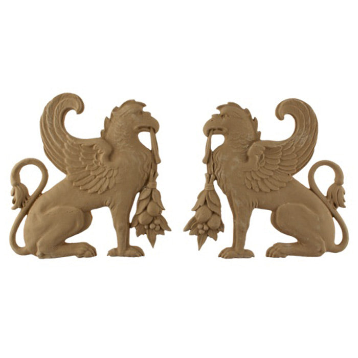 resin griffin decorative accent
