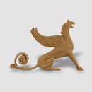 9"(W) x 6-1/4"(H) - Griffin Applique for Wood (Facing Right) - [Compo Material]