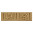 1-1/4"(H) x 1/4"(Relief) - Flute w/ Rosette Linear Molding Design - [Compo Material]-Brockwell Incorporated