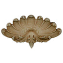 Interior Compo Resin Ornate - 4"(Height) - Shell Applique - [Compo Material]