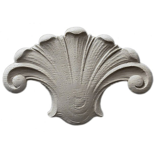 Interior Compo Resin Ornate - 4-5/8"(W) x 3"(H) - Decorative Shell Applique - [Compo Material]