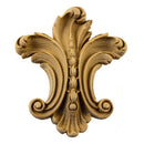 Interior Compo Resin Ornate - 5-3/8"(W) x 6-1/4"(H) x 1"(Relief) - Louis XV Rococo Shell Applique - [Compo Material]