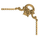 2-7/8"(W) x 2-7/8"(H) - Ornate Corner Spandrel - [Compo Material] - Brockwell Incorporated