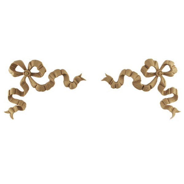 6"(W) x 4-1/2"(H) x 5/16"(Relief) - Italian Ribbon Spandrels (PAIR) - [Compo Material] - Brockwell Incorporated
