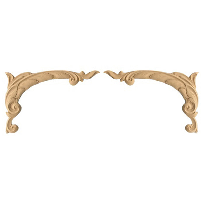 decorative pair of resin scroll spandrels online