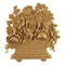 7-1/2"(W) x 8"(H) x 7/16"(Relief) - Louis XVI Basket Accent - [Compo Material] - Brockwell Incorporated