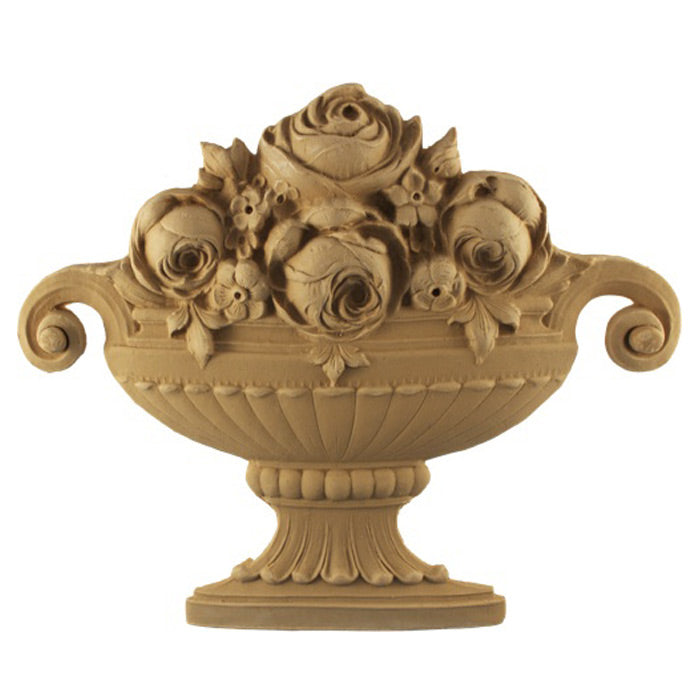 11-3/4"(W) x 9"(H) x 13/16"(Relief) - Italian Basket Accent - [Compo Material] - Brockwell Incorporated