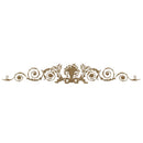 70"(W) x 11-1/2"(H) x 3/8"(Relief) - Floral Basket w/ Branches & Scrolls Accent - [Compo Material] - Brockwell Incorporated