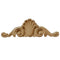 9"(W) x 3"(H) - Cartouche Applique for Woodwork - [Compo Material] - Brockwell Incorporated
