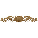 12-1/4"(W) x 2-1/8"(H) - Interior Cartouche Accent - [Compo Material] - Brockwell Incorporated