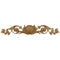 12-1/4"(W) x 2-1/8"(H) - Interior Cartouche Accent - [Compo Material] - Brockwell Incorporated
