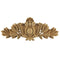 24"(W) x 9-1/4"(H) x 7/8"(Relief) - Shield - Louis XVI Cartouche Accent - [Compo Material] - Brockwell Incorporated