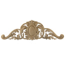 18-1/4"(W) x 5-7/8"(H) x 3/8"(Relief) - Louis XV Cartouche Applique - [Compo Material] - Brockwell Incorporated