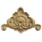 4"(W) x 3"(H) - Interior Classic Cartouche Accent  - [Compo Material] - Brockwell Incorporated