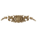 13"(W) x 3"(H) x 3/8"(Relief) - Louis XV Cartouche Accent - [Compo Material] - Brockwell Incorporated