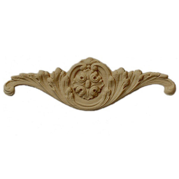 5"(W) x 1-1/2"(H) - Stain-Grade Cartouche Accent - [Compo Material] - Brockwell Incorporated