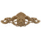 9"(W) x 4-1/2"(H) - Decorative Wall Cartouche Accent - [Compo Material] - Brockwell Incorporated