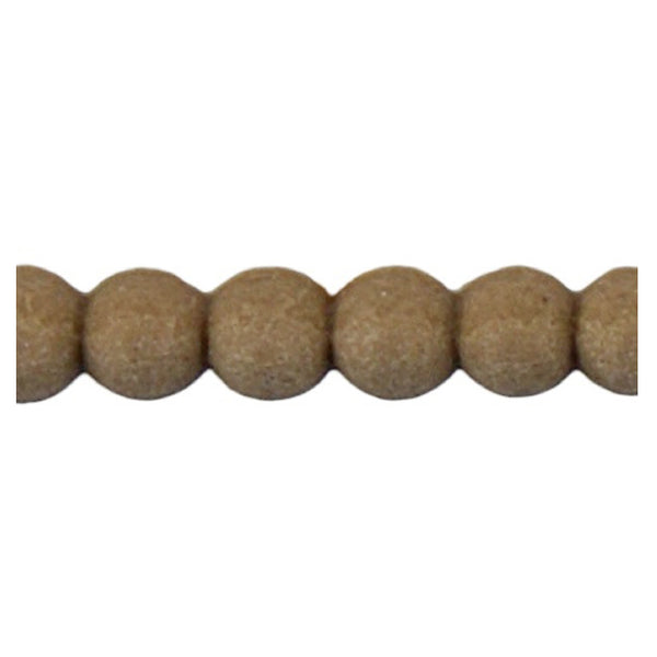 Brockwell Incorporated's 3/16"(H) x 3/32"(Relief) - Interior Renaissance Bead Linear Molding Style - [Compo Material]