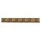 Brockwell Incorporated's 7/16"(H) x 3/16"(Relief) - Stain-Grade Renaissance Bead Linear Molding Style - [Compo Material]