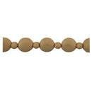 Brockwell Incorporated's 5/8"(H) x 5/32"(Relief) - Stain-Grade Renaissance Bead Linear Molding Style - [Compo Material]
