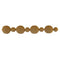 Brockwell Incorporated's 1"(H) x 1/4"(Relief) - Stain-Grade Renaissance Interior Bead Linear Molding Design - [Compo Material]