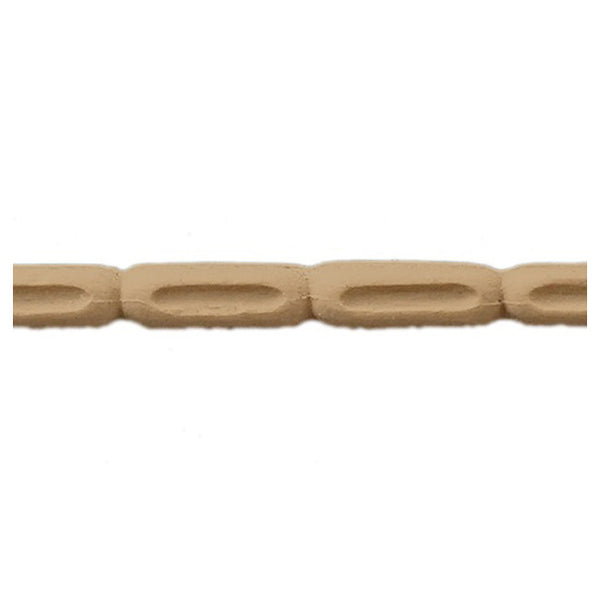 Brockwell Incorporated's 1/4"(H) x 3/16"(Relief) - Modern Bead Linear Molding Design - [Compo Material]