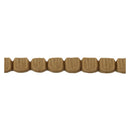 Brockwell Incorporated's 1/4"(H) x 3/16"(Relief) - Interior Renaissance Bead Linear Molding Design - [Compo Material]