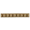 Brockwell Incorporated's 1/4"(H) x 3/16"(Relief) - Stain-Grade Renaissance Bead Linear Molding Design - [Compo Material]