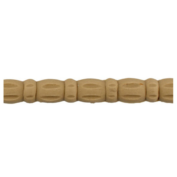 Brockwell Incorporated's 1/2"(H) x 1/4"(Relief) - Decorative Stain-Grade Linear Bead Molding Style - [Compo Material]