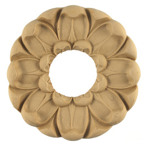 Circle Resin Rosettes for Fluted Casing - Item # RST-0345-CP-2 - ColumnsDirect.com