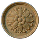 Circle Resin Rosettes for Fluted Casing - Item