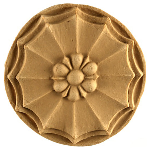 Circle Resin Rosettes for Fluted Casing - Item # RST-8255-CP-2 - ColumnsDirect.com