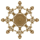 Circle Resin Rosettes for Fluted Casing - Item