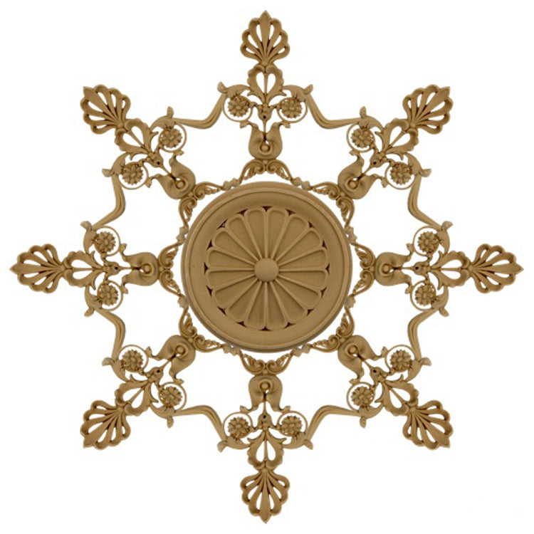 Circle Resin Rosettes for Fluted Casing - Item