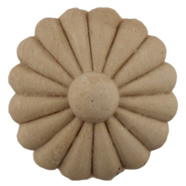 Circle Resin Rosettes for Fluted Casing - Item # RST-F7565-CP-2 - ColumnsDirect.com