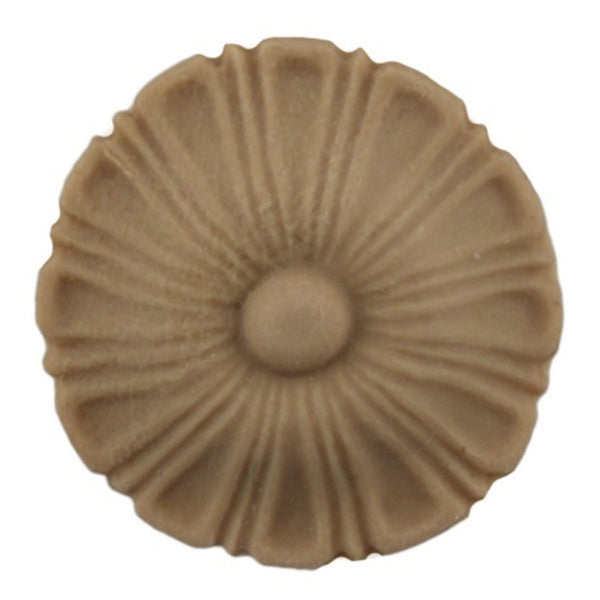 Circle Resin Rosettes for Fluted Casing - Item # RST-F7665-CP-2 - ColumnsDirect.com