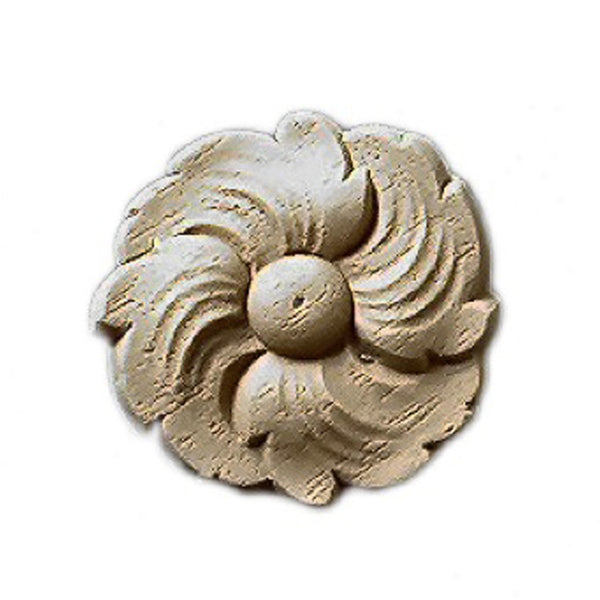 Circle Resin Rosettes for Fluted Casing - Item # RST-F0866-CP-2 - ColumnsDirect.com