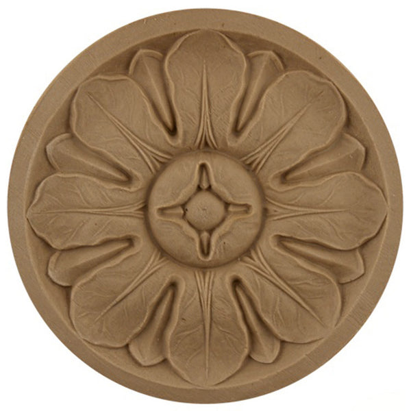 Circle Resin Rosettes for Fluted Casing - Item # RST-F6657-CP-2 - ColumnsDirect.com