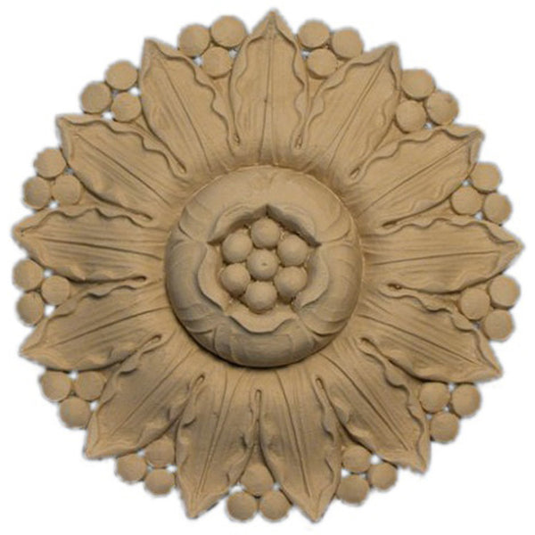 Circle Resin Rosettes for Fluted Casing - Item # RST-F2757-CP-2 - ColumnsDirect.com