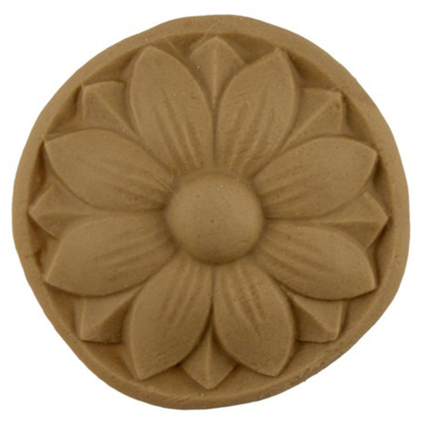 Circle Resin Rosettes for Fluted Casing - Item # RST-F2071-CP-2 - ColumnsDirect.com