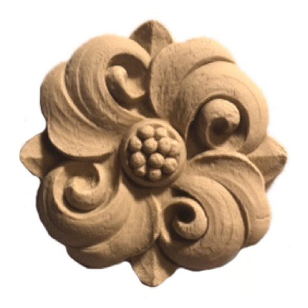 Circle Resin Rosettes for Fluted Casing - Item # RST-76711-CP-2 - ColumnsDirect.com