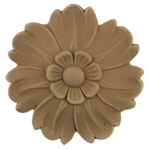 Circle Resin Rosettes for Fluted Casing - Item # RST-27711-CP-2 - ColumnsDirect.com