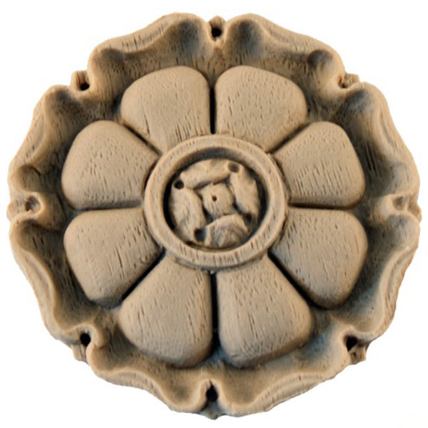 Circle Resin Rosettes for Fluted Casing - Item # RST-F9974-CP-2 - ColumnsDirect.com