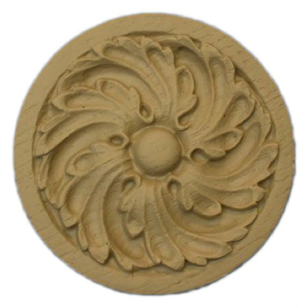 Circle Resin Rosettes for Fluted Casing - Item # RST-9715-CP-2 - ColumnsDirect.com