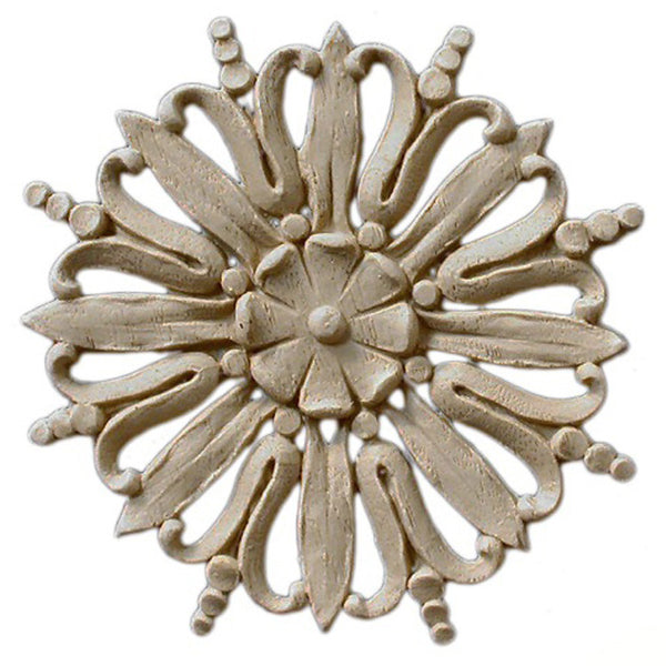 Circle Resin Rosettes for Fluted Casing - Item # RST-1915-CP-2 - ColumnsDirect.com