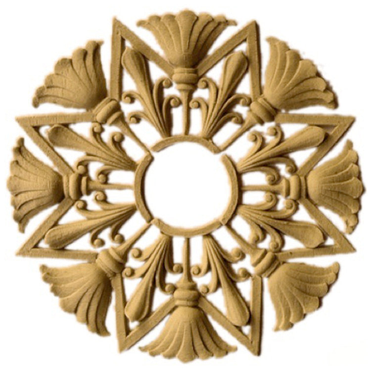 Circle Resin Rosettes for Fluted Casing - Item