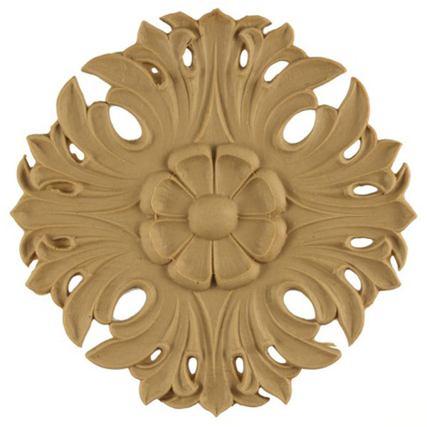 Circle Resin Rosettes for Fluted Casing - Item # RST-7625-CP-2 - ColumnsDirect.com