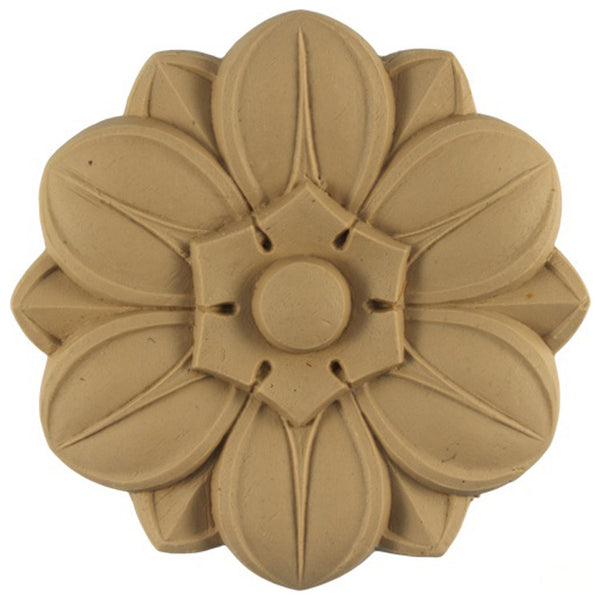 Circle Resin Rosettes for Fluted Casing - Item # RST-2725-CP-2 - ColumnsDirect.com