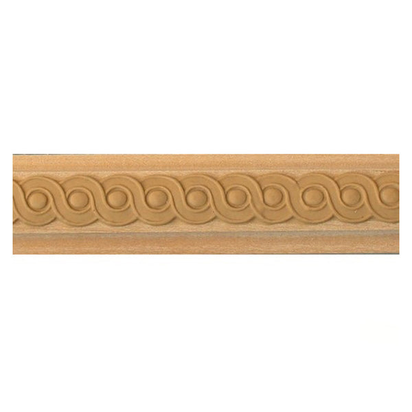 Buy 1-1/4"(H) x 5/8"(Proj.) - Running Coin Onlay Panel Molding Design (Poplar) - [Wood Material] - Brockwell Incorporated